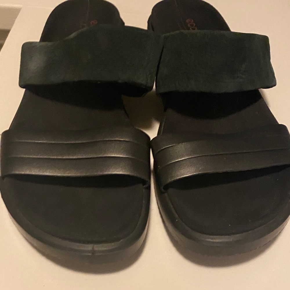 Black Slide Sandals